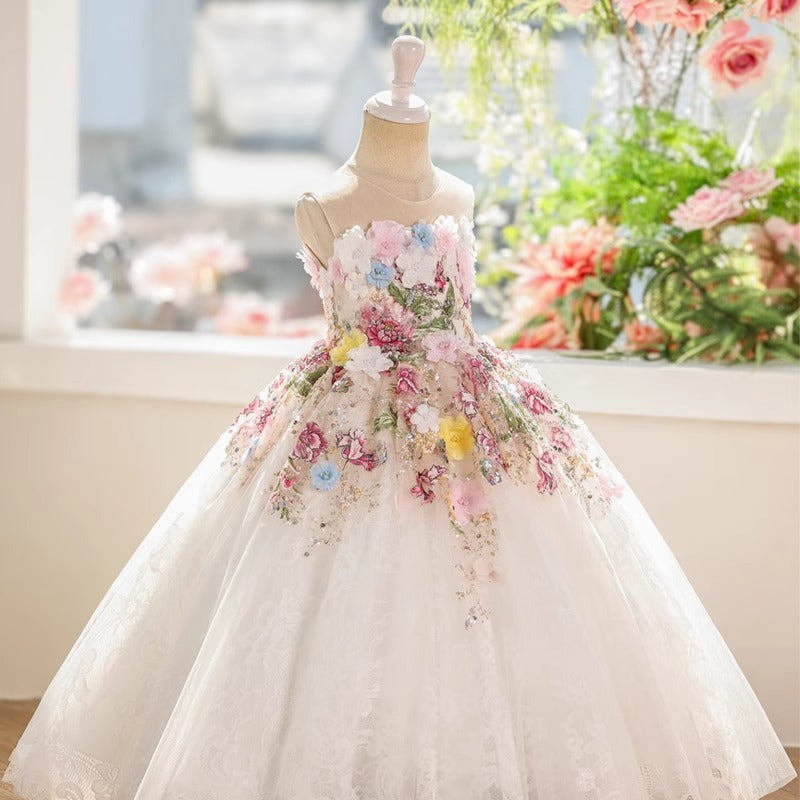 Girls Catwalk Dress Bangladesh Princess Costume - Small China Town
