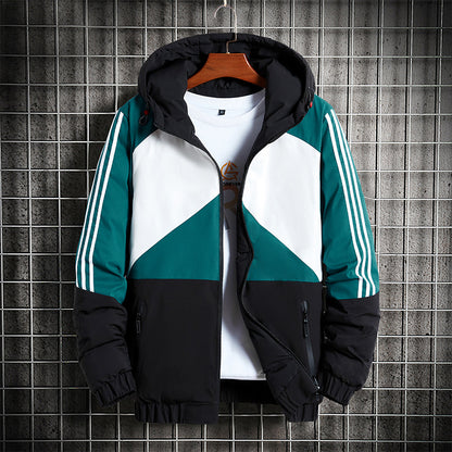 Down Cotton-padded Coat Men's Autumn And Winter Sports Double-sided