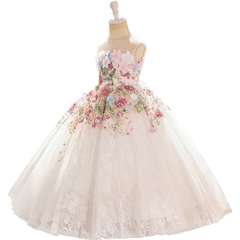 Girls Catwalk Dress Bangladesh Princess Costume - Small China Town