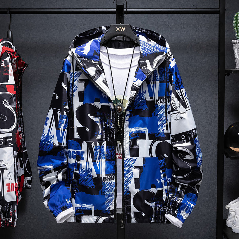 Men's Thin Hooded Jacket For Boys And Teenagers