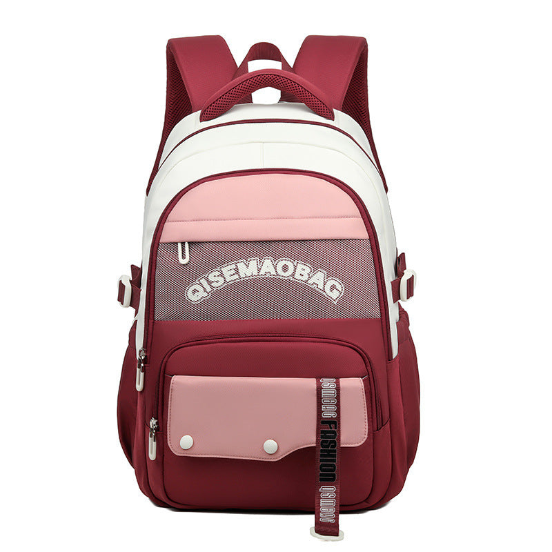 Fashion Color Contrast Leisure Travel Backpack