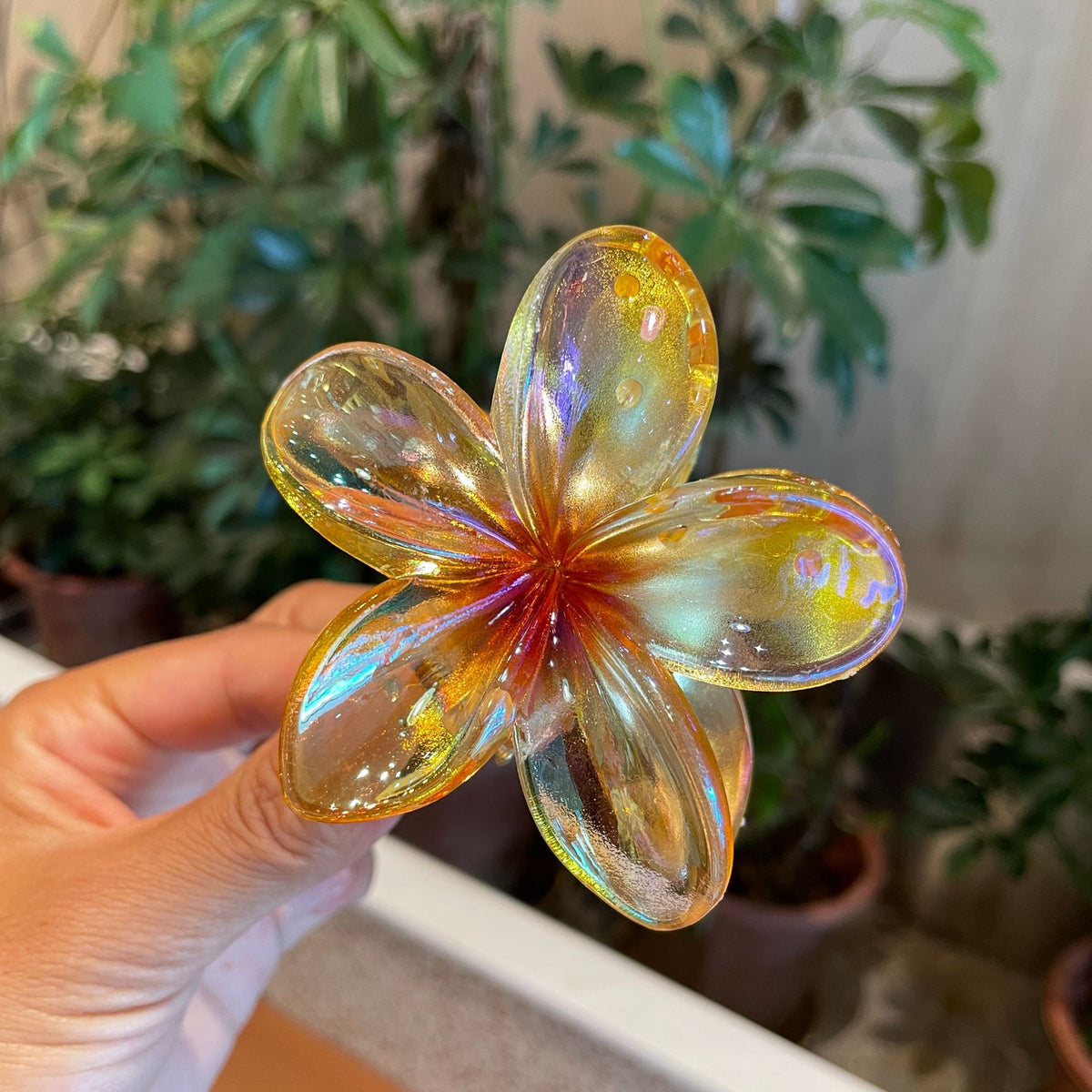 Flower Barrettes Women's Colorful Updo Gadget Hair Accessories