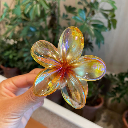 Flower Barrettes Women's Colorful Updo Gadget Hair Accessories