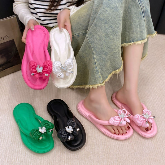 EVA Non-slip Wear-resistant Fashion All-match Women's Outdoor Slippers  (Available)