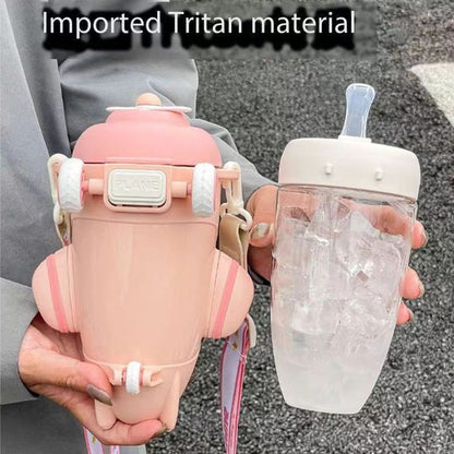 Cartoon Leakproof Water Bottles For Kids ( Available ) - Mom & Kids