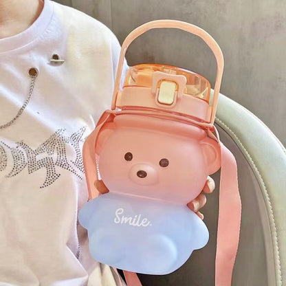 Cartoon Leakproof Water Bottles For Kids ( Available ) - Mom & Kids