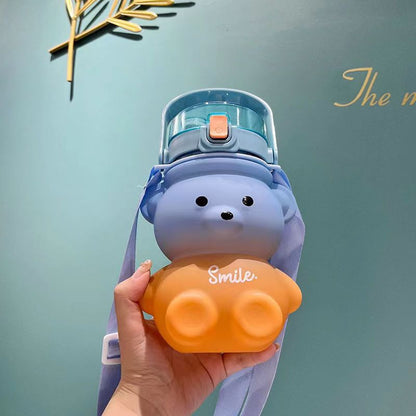 Cartoon Leakproof Water Bottles For Kids ( Available ) - Mom & Kids