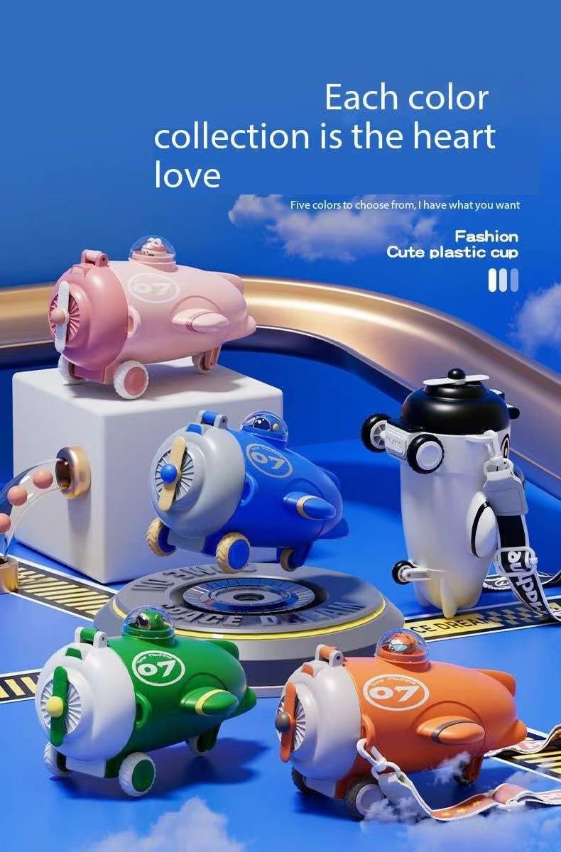 Cartoon Leakproof Water Bottles For Kids ( Available ) - Mom & Kids