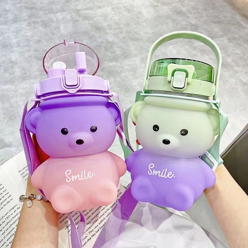 Cartoon Leakproof Water Bottles For Kids ( Available ) - Mom & Kids