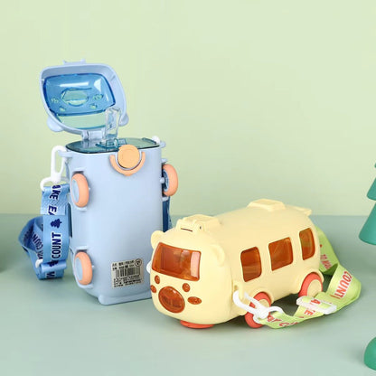 Cartoon Leakproof Water Bottles For Kids ( Available ) - Mom & Kids