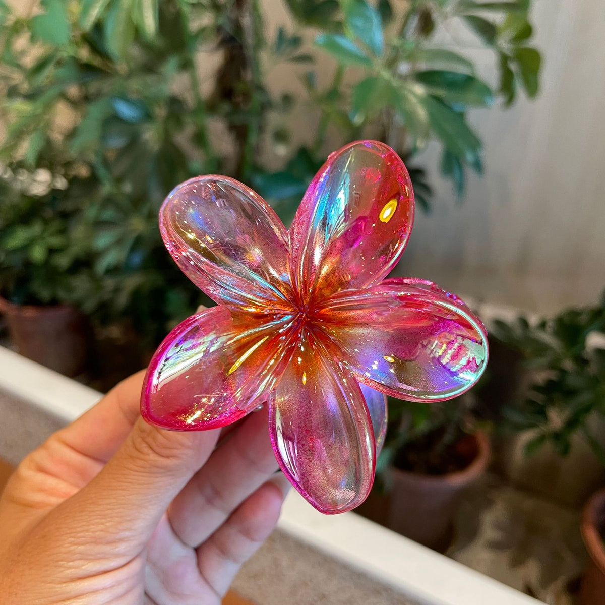 Flower Barrettes Women's Colorful Updo Gadget Hair Accessories