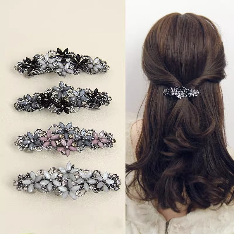 Alloy Barrettes Korean Hair Accessories Ponytail Clip Headdress (Available)