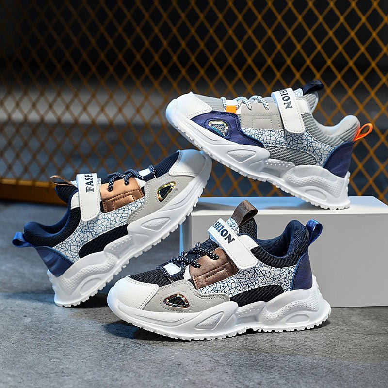 Children's Boys Running Simple Korean Style All-matching Shoes (Available) - Mom & Kids