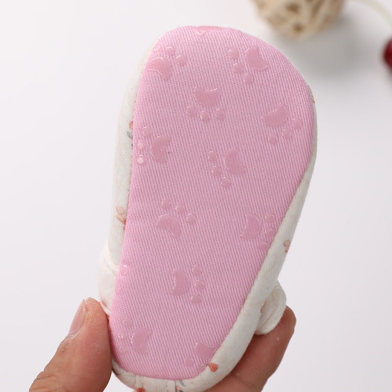 Color Cotton Toddler Shoes Soft Sole Newborn Baby Shoes 0-12 Months Male And Female Baby Shoes (Available) - Mom & Kids