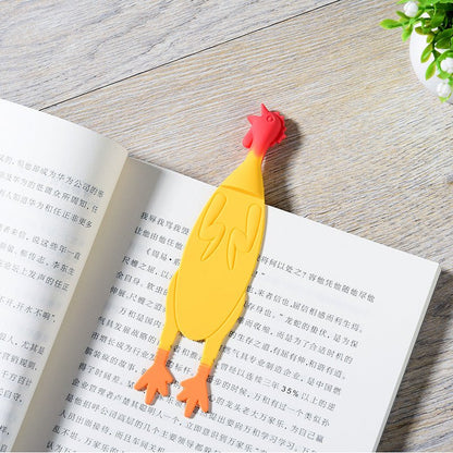 Creative Silicone Screaming Chicken Reading Bookmark (Available) - Mom & Kids