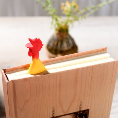 Creative Silicone Screaming Chicken Reading Bookmark (Available) - Mom & Kids