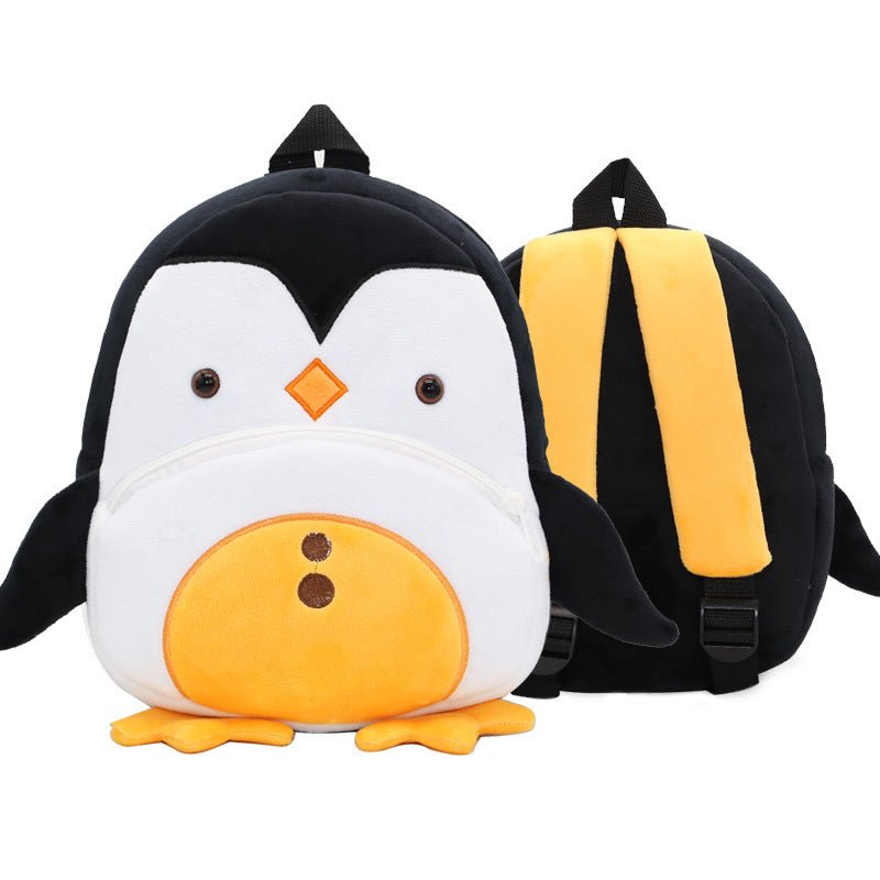 Cute Plush Backpacks Kindergarten Cartoon School Bags Children Animal Toys Bag (Available) - Mom & Kids