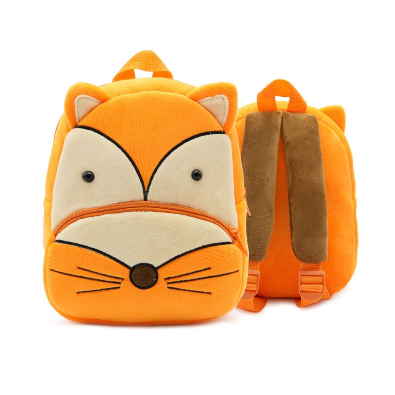 Cute Plush Backpacks Kindergarten Cartoon School Bags Children Animal Toys Bag (Available) - Mom & Kids