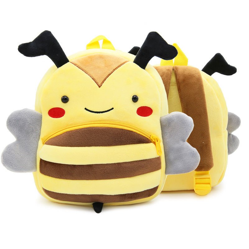 Cute Plush Backpacks Kindergarten Cartoon School Bags Children Animal Toys Bag (Available) - Mom & Kids