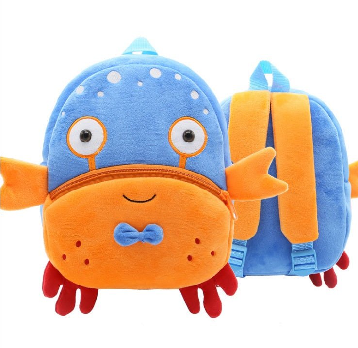 Cute Plush Backpacks Kindergarten Cartoon School Bags Children Animal Toys Bag (Available) - Mom & Kids