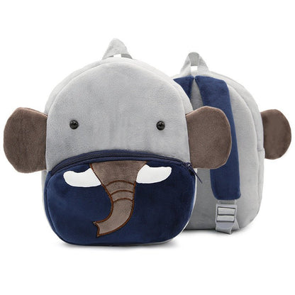 Cute Plush Backpacks Kindergarten Cartoon School Bags Children Animal Toys Bag (Available) - Mom & Kids