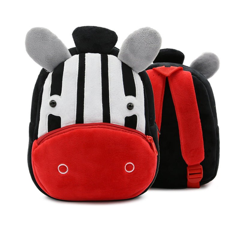 Cute Plush Backpacks Kindergarten Cartoon School Bags Children Animal Toys Bag (Available) - Mom & Kids