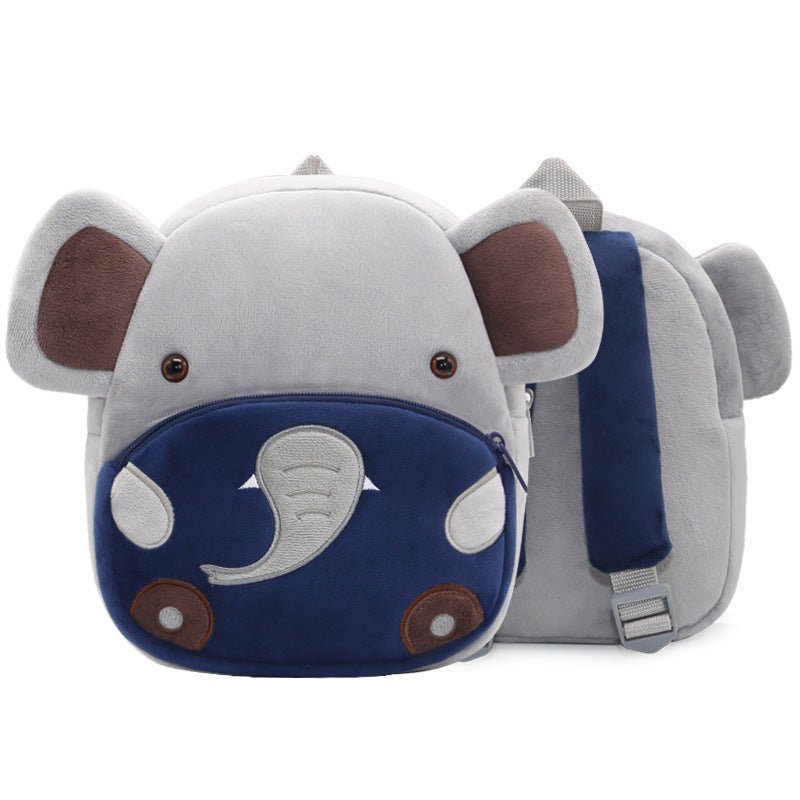 Cute Plush Backpacks Kindergarten Cartoon School Bags Children Animal Toys Bag (Available) - Mom & Kids