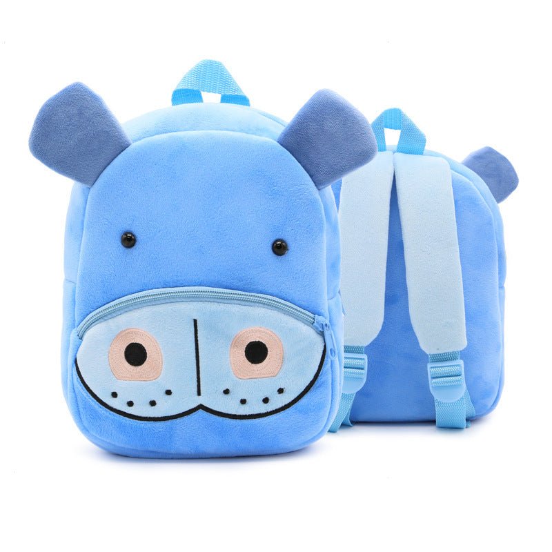 Cute Plush Backpacks Kindergarten Cartoon School Bags Children Animal Toys Bag (Available) - Mom & Kids