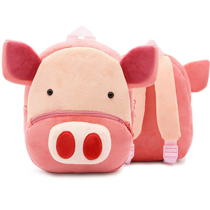 Cute Plush Backpacks Kindergarten Cartoon School Bags Children Animal Toys Bag (Available) - Mom & Kids