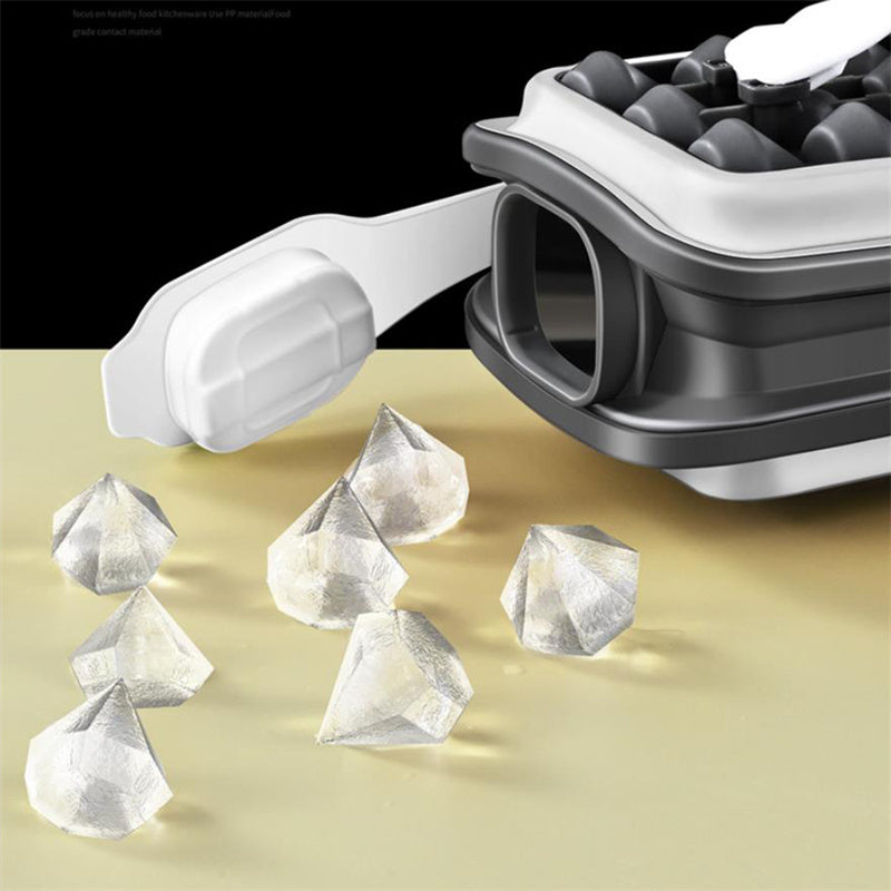 Portable Silicone Ice Ball Mold Ice Maker Water Bottle Ice Cube Mould Bottle Creative Ice Ball Diamond Curling Summer Kitchen Gadgets