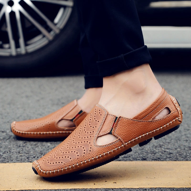Fashion Men's Closed Toe Casual Breathable Sandals