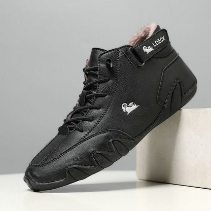 Winter Fleece-lined Large Size Octopus Men's Martin Boots