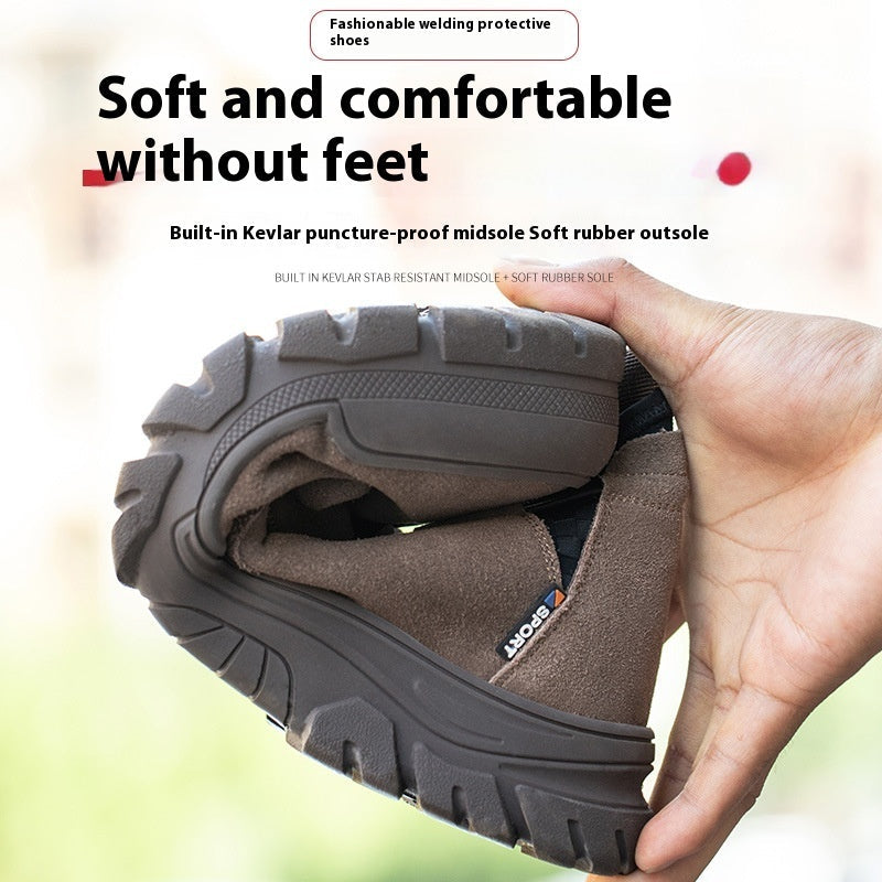 Welding Safety Shoes Are Smashing And Anti Piercing  ( Available )