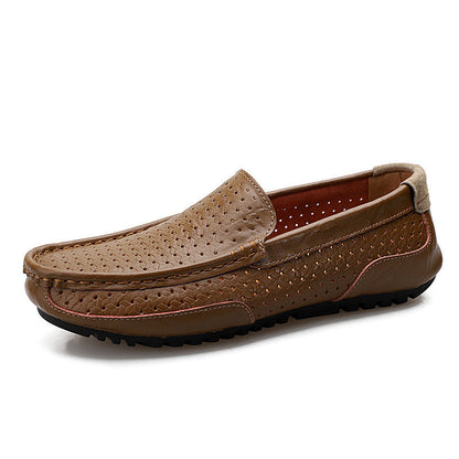 Personality Summer Men's Leather Shoes  (Available)