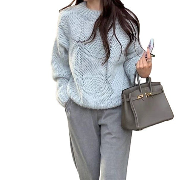 Fashion Loose Knit Sweater For Women