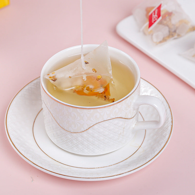 Pineapple Osmanthus Snow Pear Tea Triangle Dried Kumquat Osmanthus Snow Pear Tea Bag