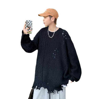 American Street Dark Pure Sweater For Men