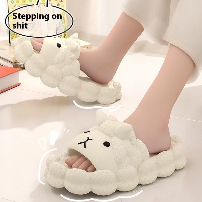 Women's Home Soft Thick Bottom Non-slip Slippers  (Available)