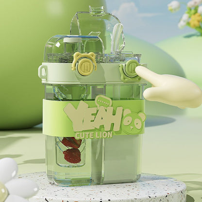 Double-Warehouse Portable Plastic Straw Cups with Thermal Performance ( Available ) - Mom & Kids