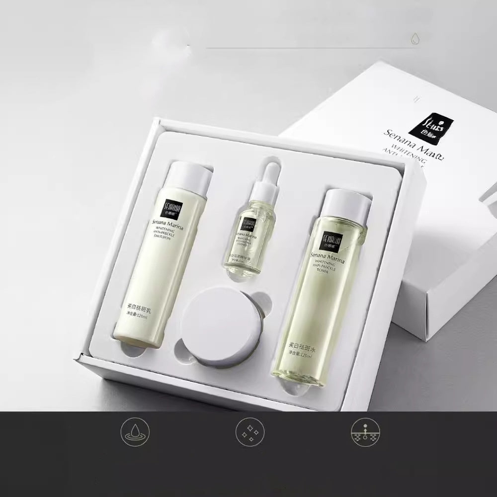 Whitening And Freckle Removing Skin Care Kit Hydrating Moisturizing And Brightening Skin Tone