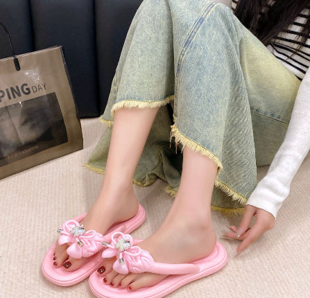 EVA Non-slip Wear-resistant Fashion All-match Women's Outdoor Slippers  (Available)