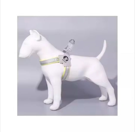 Pet Dog Cat Harness, Pet Harness With Leash Group, Adjustable Puppy Harness Comfortable Reflective Easy Control Dog With Leather (Available)