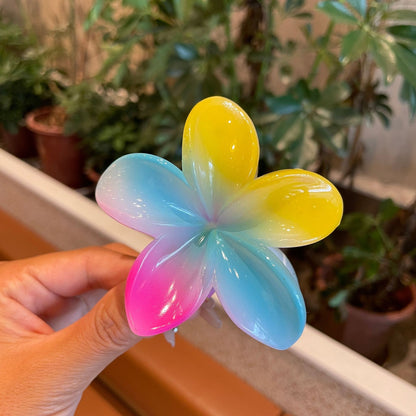 Flower Barrettes Women's Colorful Updo Gadget Hair Accessories