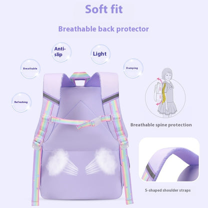Schoolbag For Primary School Students, Large Capacity, Burden Reduction For Children From Grade 2 To Grade 6
