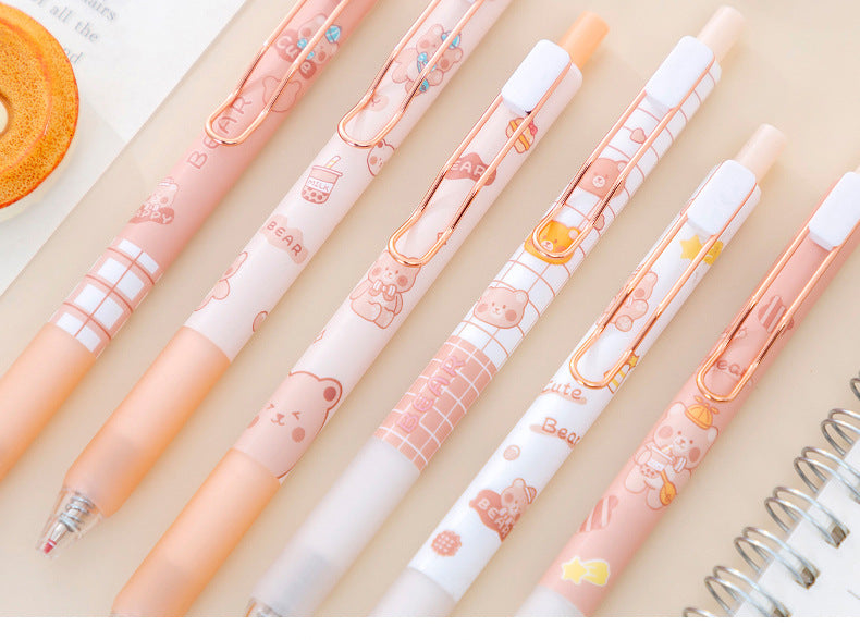 Bear Press Gel Pen Student Stationery