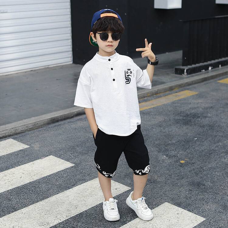 Children's Summer Clothes National Style Tang Suit (Available)