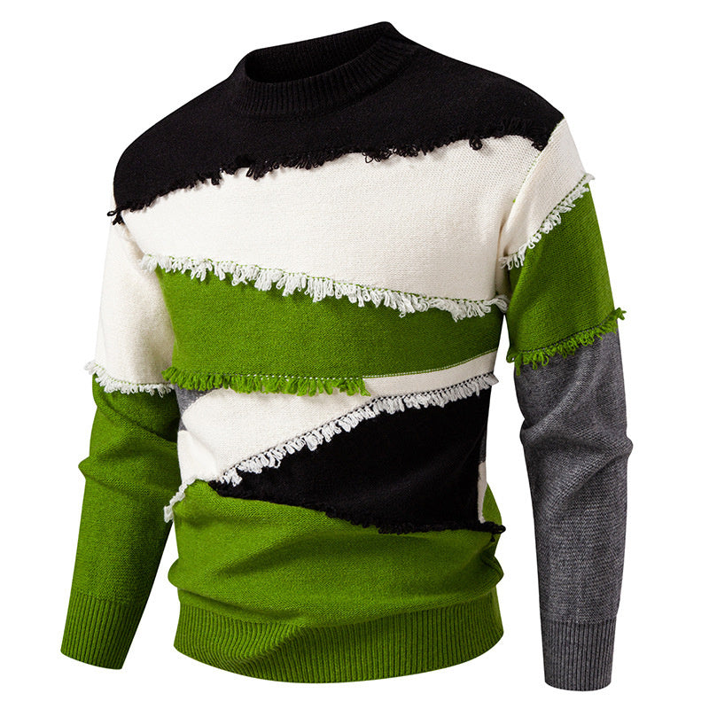 Long Sleeve Sweater Men's Knitwear Korean Style