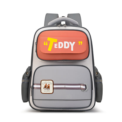 Children's Cartoon Letters British Style Schoolbag