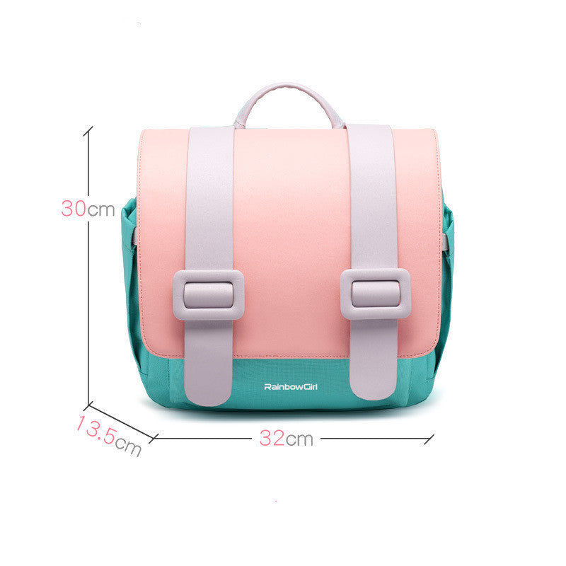 New Popular Campus School Bags Children Candy Color Backpacks