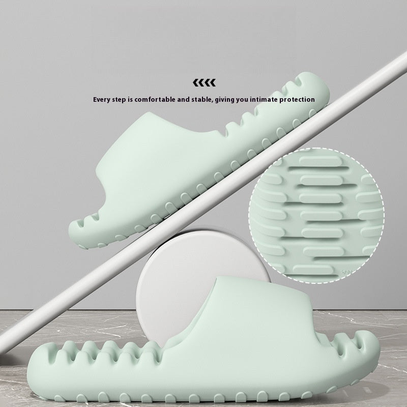 Quick-drying Bathroom Women's Wear-resistant Mute Slippers   (Available)